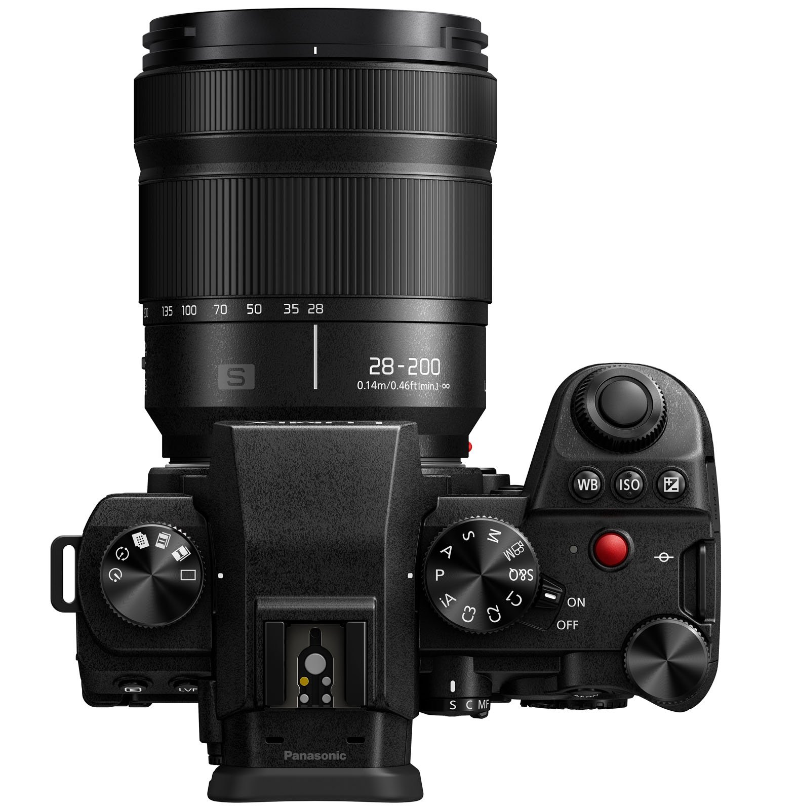 Objectif zoom tout-en-un Panasonic Lumix S 28-200 mm f/4-7.1 Macro OIS pour appareils photo plein format sans miroir à monture L